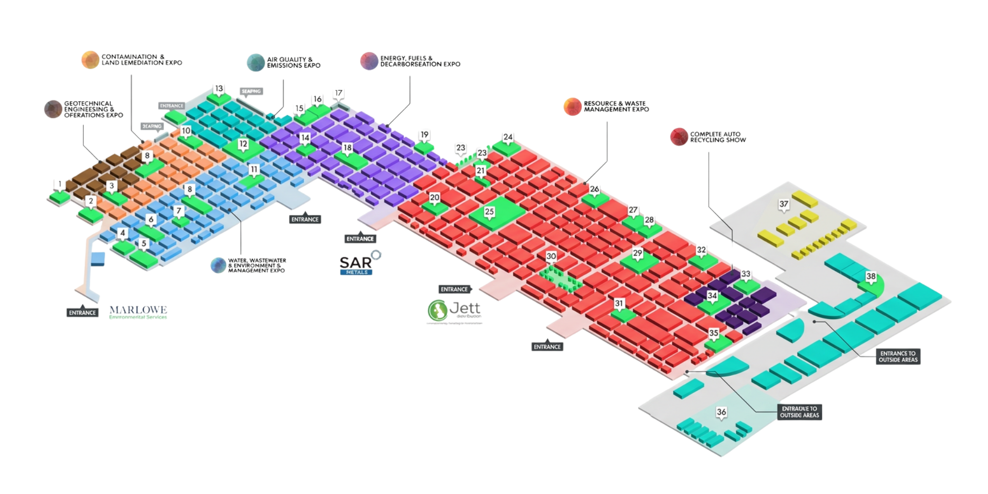 ESS Expo 2026 show floorplan
